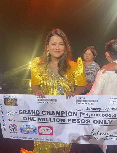 Rea Gen Villareal wins 'Tawag ng Tanghalan' after her fourth.